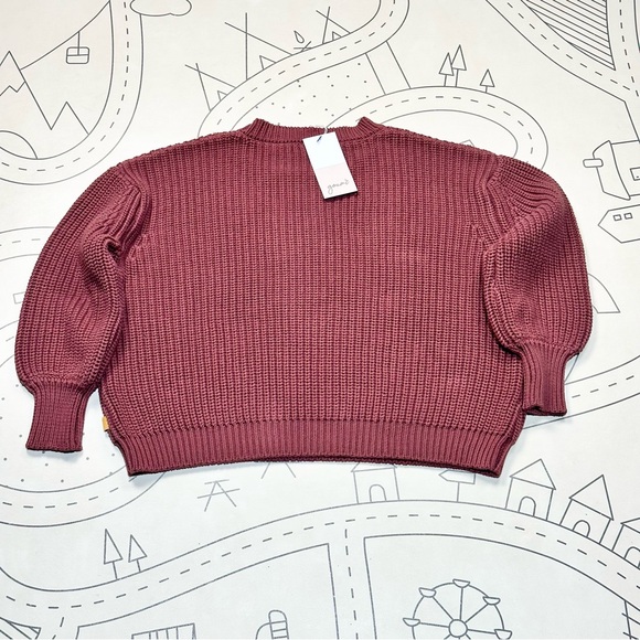 Goumi Mom Organic Chunky Knit Sweater in Hide - Picture 6 of 6